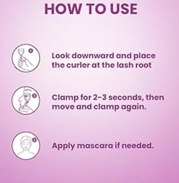 Midazzle Premium Eyelash Curler For Women - Suitable for all eye shapes | Offers Perfect Curls | Comfortable to Hold | Elegant Design | An Eye Makeup Tool Comes with silicon base - Pink (MIEL3102)