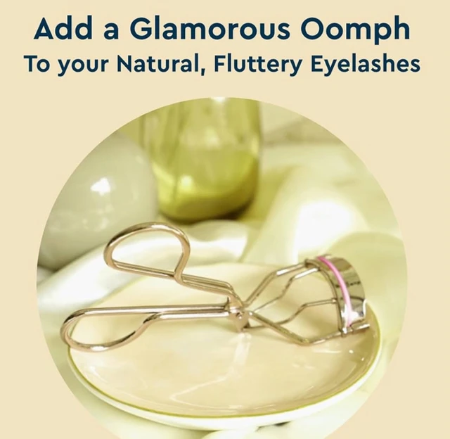 GUBB Eyelash Curler For Women | Creates Eye-Opening & Lifted Lashes | Long-lasting Lash Curls for All Eye Shapes | Get Perfect Curl in 5 Seconds - Gold
