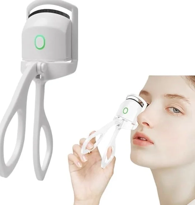 Eyelash Curler, Electric Heated Eyelash Curlers, USB Rechargeable Heated Lash Curler With 2 Heating Modes, Eye Lash Curler For Women, Handheld Eyelash Heated Curler For Natural Lashes