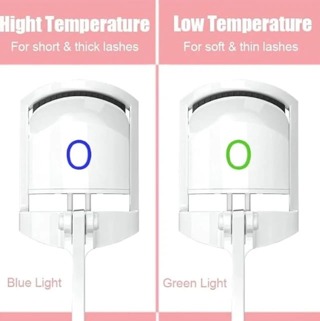 Eyelash Curler, Electric Heated Eyelash Curlers, USB Rechargeable Heated Lash Curler With 2 Heating Modes, Eye Lash Curler For Women, Handheld Eyelash Heated Curler For Natural Lashes