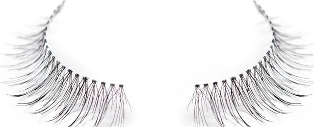 Uroparis 42 Eyelashes for Women — Pack of 5 Tapered Handmade Eye Lashes | Lightweight False Lashes with Premium Virgin Hair | Invisible Band | For Glam Look & Enhance Beauty (Black) - 5 Pair