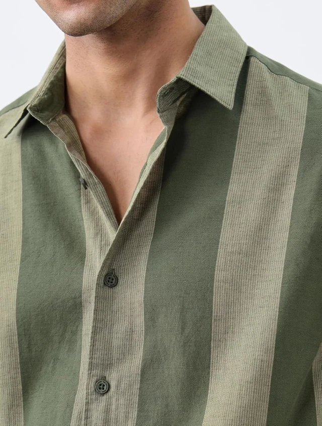 The Souled Store Men Button Down Shirt - 2XL, Grove