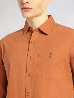 Thomas Scott Men's Cricket Club Collection Slim Fit Casual Shirt | 100% Cotton Twill | Long Sleeves | Spread Collar - S