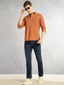 Thomas Scott Men's Cricket Club Collection Slim Fit Casual Shirt | 100% Cotton Twill | Long Sleeves | Spread Collar - 2XL