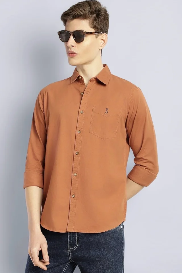 Thomas Scott Men's Cricket Club Collection Slim Fit Casual Shirt | 100% Cotton Twill | Long Sleeves | Spread Collar - 3XL