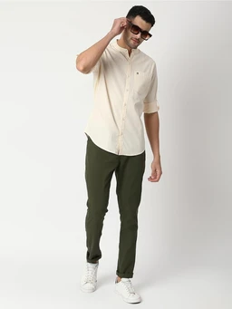 Thomas Scott Men's Cotton Regular Fit Shirt - L