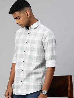 Majestic Man Comfort Slim Fit Pure Cotton Checked Casual Shirt
- 3XL