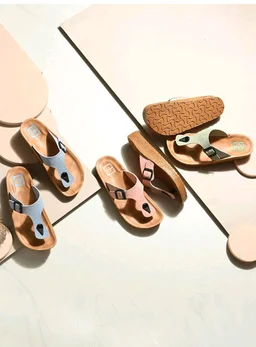 DOCTOR HEALTH SUPER SOFT Women's Orthopedic Toe Ring Sandals | Adjustable Buckle Comfort Slippers | Soft Cushioned Footbed | Lightweight Anti-Skid Casual Flip Flops for Everyday Wear