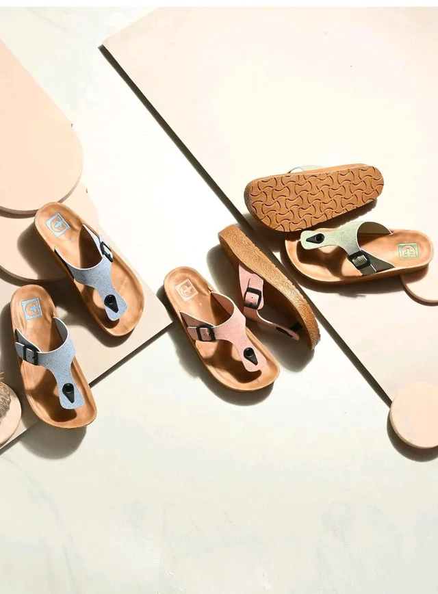DOCTOR HEALTH SUPER SOFT Women's Orthopedic Toe Ring Sandals | Adjustable Buckle Comfort Slippers | Soft Cushioned Footbed | Lightweight Anti-Skid Casual Flip Flops for Everyday Wear