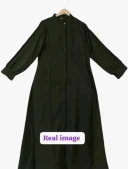 Mallika Women Modest Wear Front Open Abaya Burkha for Everyday use
- 2XL, Olive