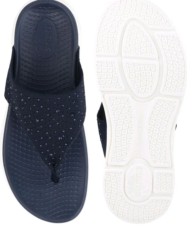 URJO womens Glamour-01 Women's Orthopaedic Flip-flops With Arch Support Cushion Footbed & Anti-skid Comfort By Neoz Slipper