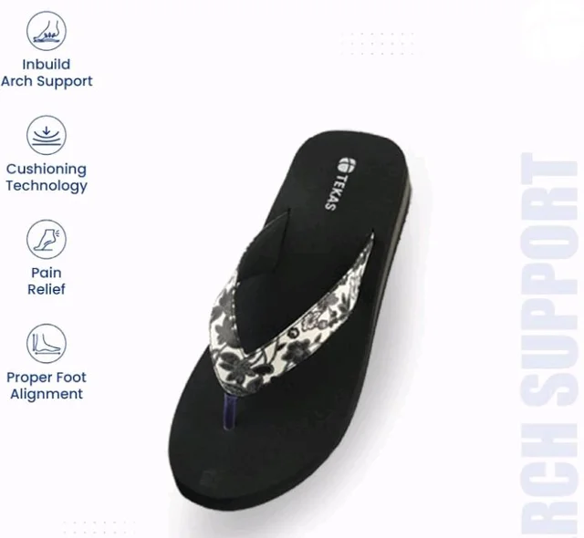 Tekas Women's Comfort Cloud|With Arch Support Footwear For| Plantar Fasciitis & Heel Spurs