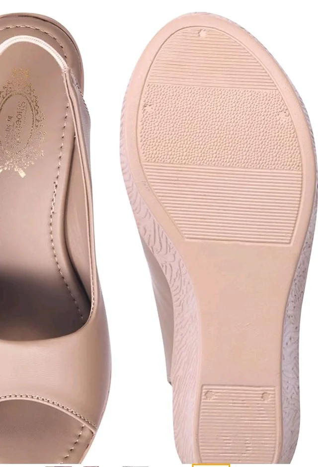Shoetopia Women’s Slingback Wedge Heels | Stylish Comfortable Platform Sandals for Casual & Party Footwear