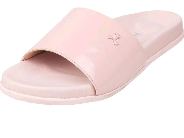 Mochi Women's Faux Leather Fashion Slip-on Sandals