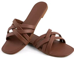Nowry Women Stylish Flats Fashion Sandal For Party & Wedding/Casual Flat Sandals For Women's & Girls
