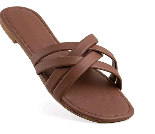 Nowry Women Stylish Flats Fashion Sandal For Party & Wedding/Casual Flat Sandals For Women's & Girls