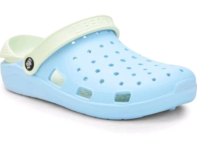 Liberty A-HA Brown & Light Green Clogs for Women - EVA Slip-On