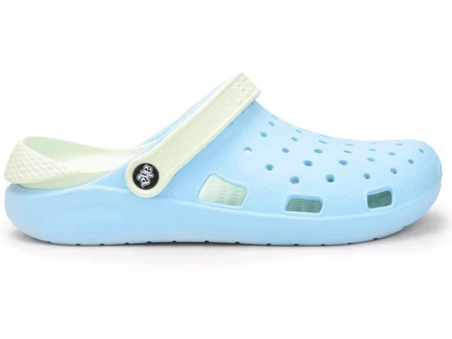 Liberty A-HA Brown & Light Green Clogs for Women - EVA Slip-On