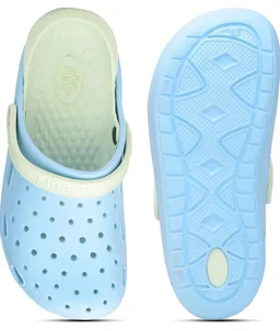 Liberty A-HA Brown & Light Green Clogs for Women - EVA Slip-On
