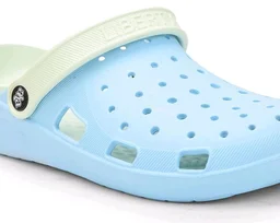 Liberty A-HA Brown & Light Green Clogs for Women - EVA Slip-On