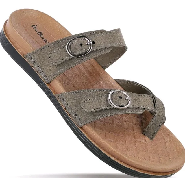 WALKAROO Comfort Sandal For Women's|CloudStep Double-Density PU Sole – Ultimate Comfort|Stylish Casual Wear|WE2501