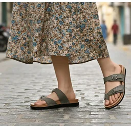 WALKAROO Comfort Sandal For Women's|CloudStep Double-Density PU Sole – Ultimate Comfort|Stylish Casual Wear|WE2501