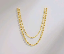 PALMONAS 18k Gold Plated Beaded Bliss Necklace for Women - Waterproof & Anti-Tarnish Necklace | Gift for Girls & Women