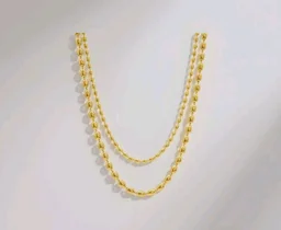 PALMONAS 18k Gold Plated Beaded Bliss Necklace for Women - Waterproof & Anti-Tarnish Necklace | Gift for Girls & Women