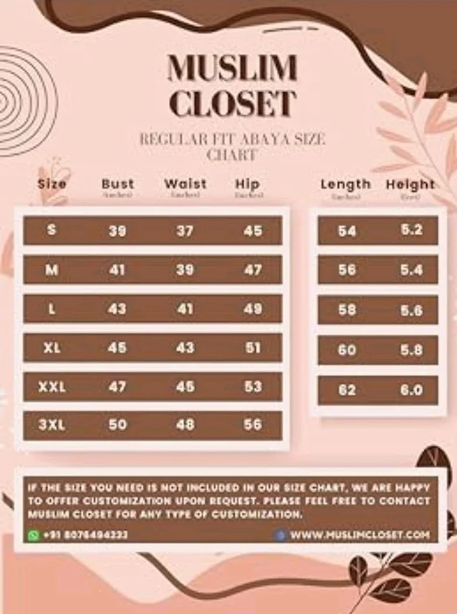 Muslim Closet� Women's Inner Abaya Dress With Side Pocket Made with Nida Matte Fabric
- S, Burgundy
