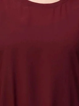 Muslim Closet� Women's Inner Abaya Dress With Side Pocket Made with Nida Matte Fabric
- 2XL, Maroon