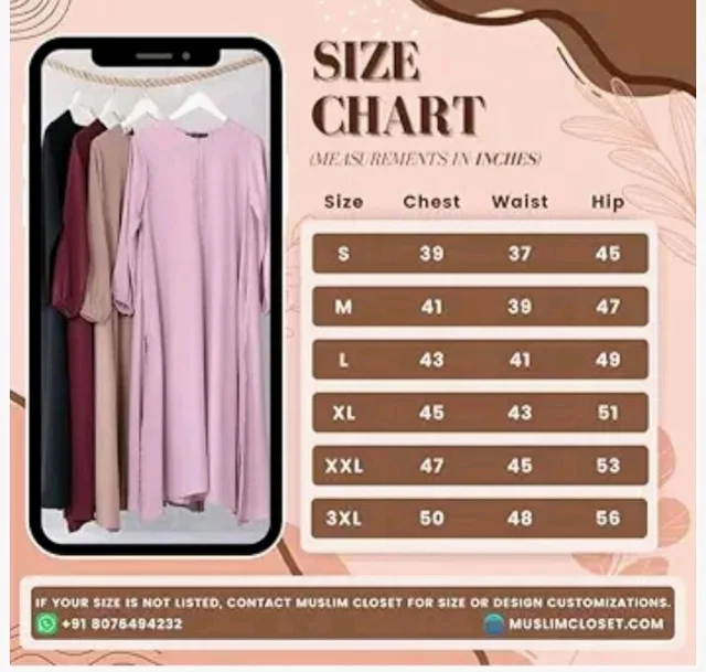 Two Pieces Abaya Dress with Zip On Front made with Nida Matte Fabric - Knee length Burqa for Women and Girls
- 2XL, Teal Green