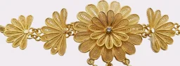 Includes Earrings, Filigree Craftsmanship, Floral Design, Adjustable Dori Closure, Traditional Indian Wear
