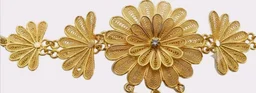 Includes Earrings, Filigree Craftsmanship, Floral Design, Adjustable Dori Closure, Traditional Indian Wear