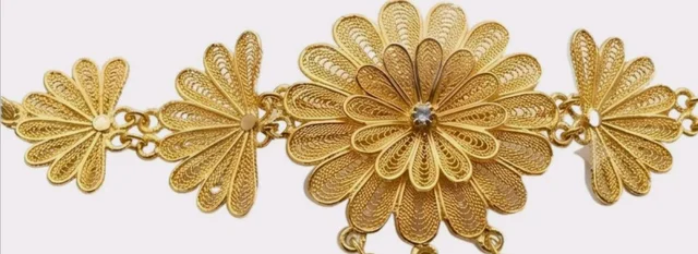 Includes Earrings, Filigree Craftsmanship, Floral Design, Adjustable Dori Closure, Traditional Indian Wear