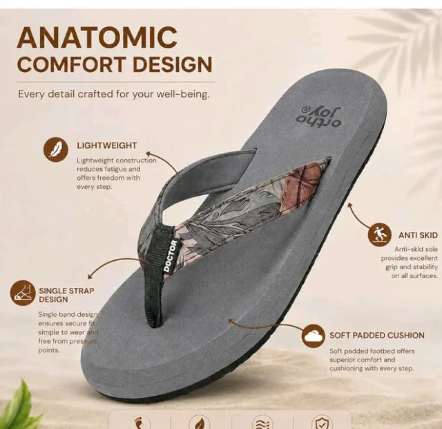 ORTHO JOY Fancy Doctor Slipper || Orthopedic Fashionable/Comfortable slipper for Women