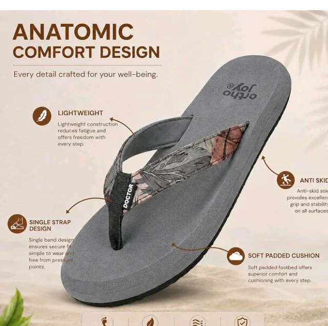 ORTHO JOY Fancy Doctor Slipper || Orthopedic Fashionable/Comfortable slipper for Women