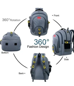 ROZEN 47 Ltrs, 46 cms School Bag Class 5-12 Large 5 partition Laptop Collage Office Travel Backpack Unisexp