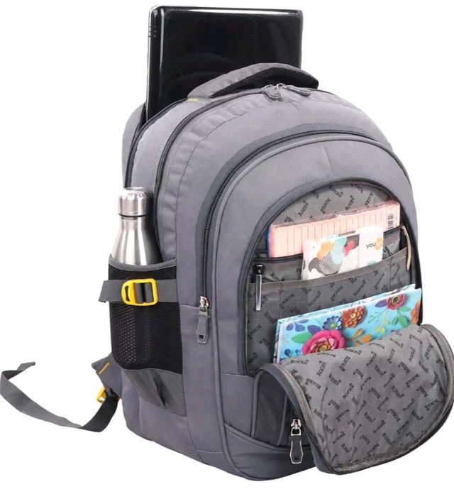 ROZEN 47 Ltrs, 46 cms School Bag Class 5-12 Large 5 partition Laptop Collage Office Travel Backpack Unisexp