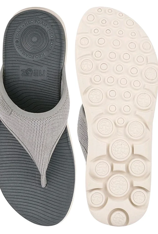 URJO womens Trend-1 Women's Flipflops With Levirex for 40% Less Pressure Arch Support & Anti-skid Comfort By Neo Slipper