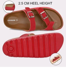 Centrino Women’s Berkin-Style Slip-On Sandals | Open Toe Design | Soft PU Footbed | Lightweight & Comfortable | Arch Support | On-Grip Sole | Casual Outdoor Wear (9228)