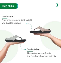 ORTHO JOY womens Ortho Joy Extra-soft Fancy Doctor Slippers for Women Slipper