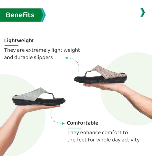 ORTHO JOY womens Ortho Joy Extra-soft Fancy Doctor Slippers for Women Slipper
