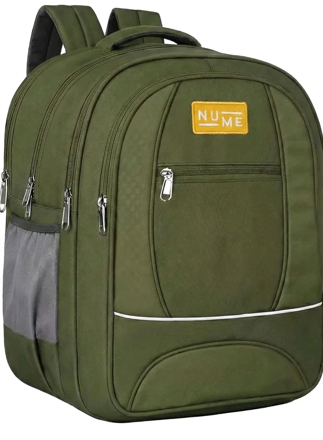 NUME®Heavy Duty Unisex School Backpack | Durable & Water-Resistant Backpack | Multi-Utility Backpack | 55 L