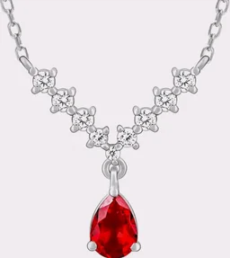 GIVA 925 Silver Soulmate Necklace|Gift for Girlfriend| With Certificate of Authenticity and 925 Stamp | 6 Months Warranty*