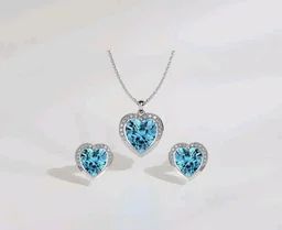 Gift for Women & Girls | Platinum Plated | Swiss Zirconia | Jewellery Set