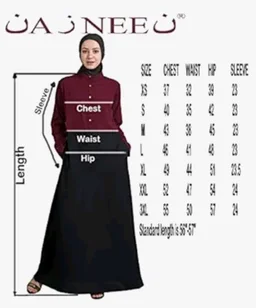 Mallika Women Modest Wear Front Open Abaya Burkha for Everyday use
- S, Olive