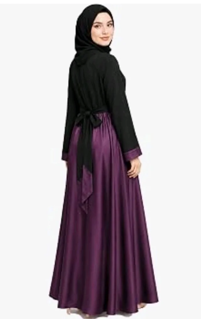 Mehar Hijab Nia Abaya with Hijab Shwal for Women| Elegant Modest Islamic Wear
- 2XL, Wine