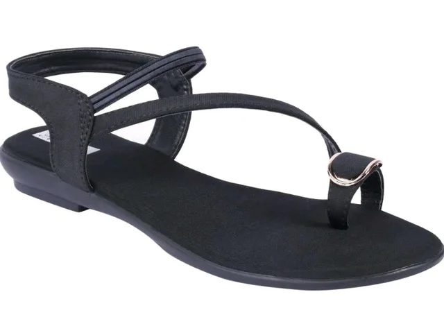 Feel it Flats Sandal Comfort Wear for Women's & Girl's I Ladies Stylish Comfortable Flat Sandals Slippers with Back Strap for Casual & Of