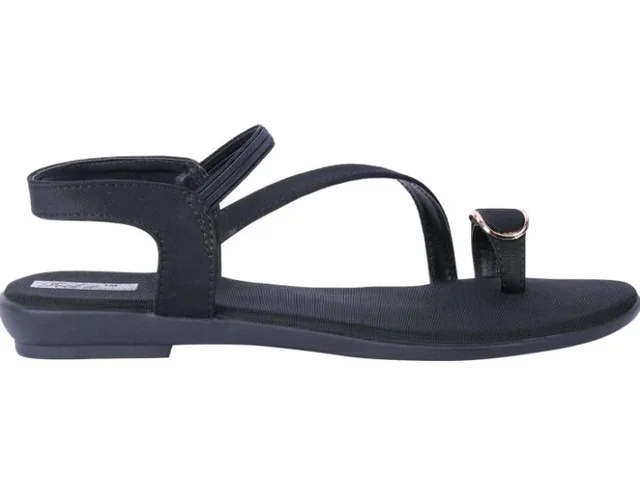 Feel it Flats Sandal Comfort Wear for Women's & Girl's I Ladies Stylish Comfortable Flat Sandals Slippers with Back Strap for Casual & Of