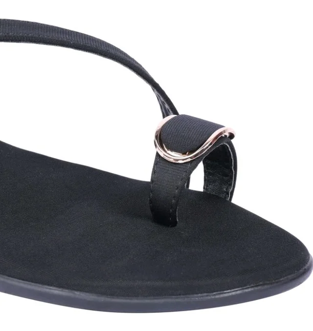 Feel it Flats Sandal Comfort Wear for Women's & Girl's I Ladies Stylish Comfortable Flat Sandals Slippers with Back Strap for Casual & Of